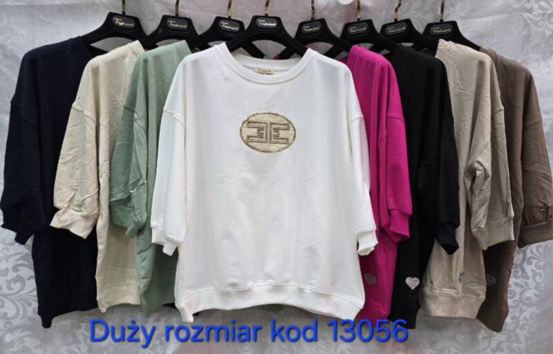 Bluzki damskie ( Turecki produkt) Roz Standard , Mix Kolor .Paczka 12 szt